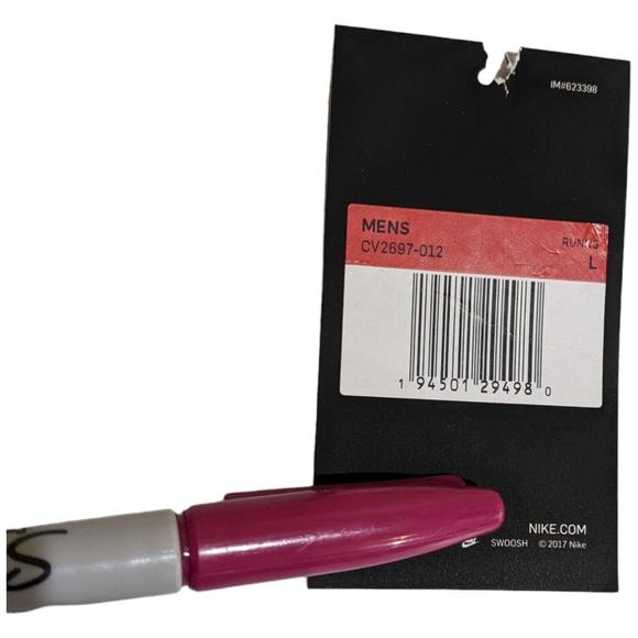 Nike Tank Top Sleeveless Shirt Muscle Gym Running Top Black Mens Size L Large - Picture 6 of 10